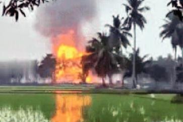 ఓఎన్జీసీ పైప్ లైన్ లో  గ్యాస్ లీక్...గ్యాస్ లీక్ ఘటనపై చంద్రబాబు ఆరా.